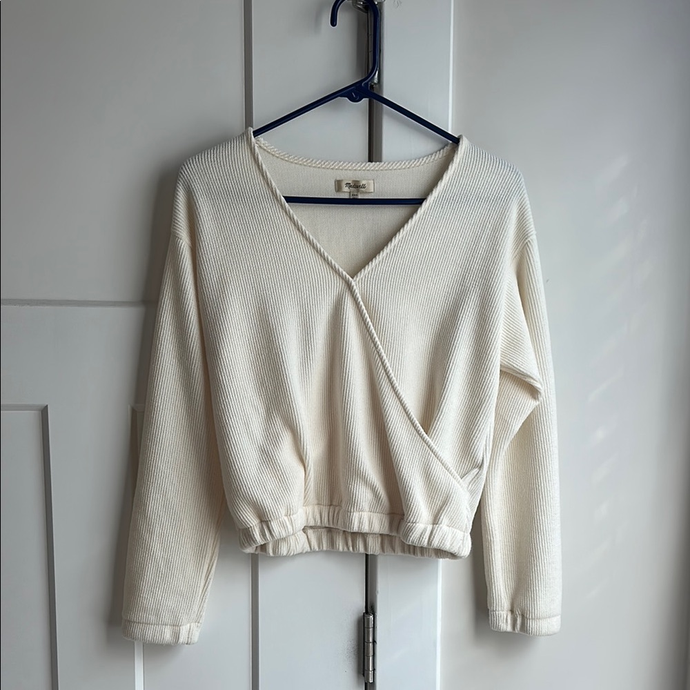 Madewell Cream Knit Sweater